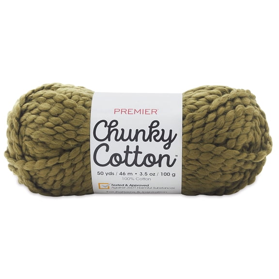 Premier Chunky Cotton Yarn-Olive