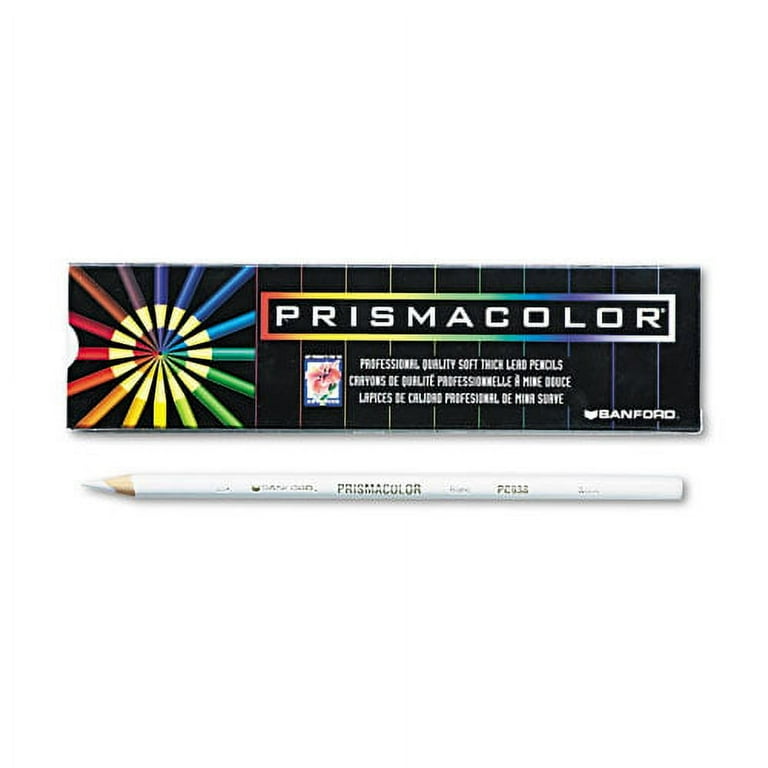 Premier Colored Pencil, 3 mm, 2B, White Lead, White Barrel, Dozen Premier Colored Pencil, 3 mm, 2B, White Lead, White Barrel, Dozen