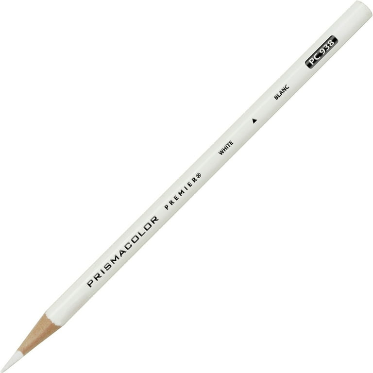 Premier Colored Pencil, 3 mm, 2B, White Lead, White Barrel, Dozen Premier Colored Pencil, 3 mm, 2B, White Lead, White Barrel, Dozen