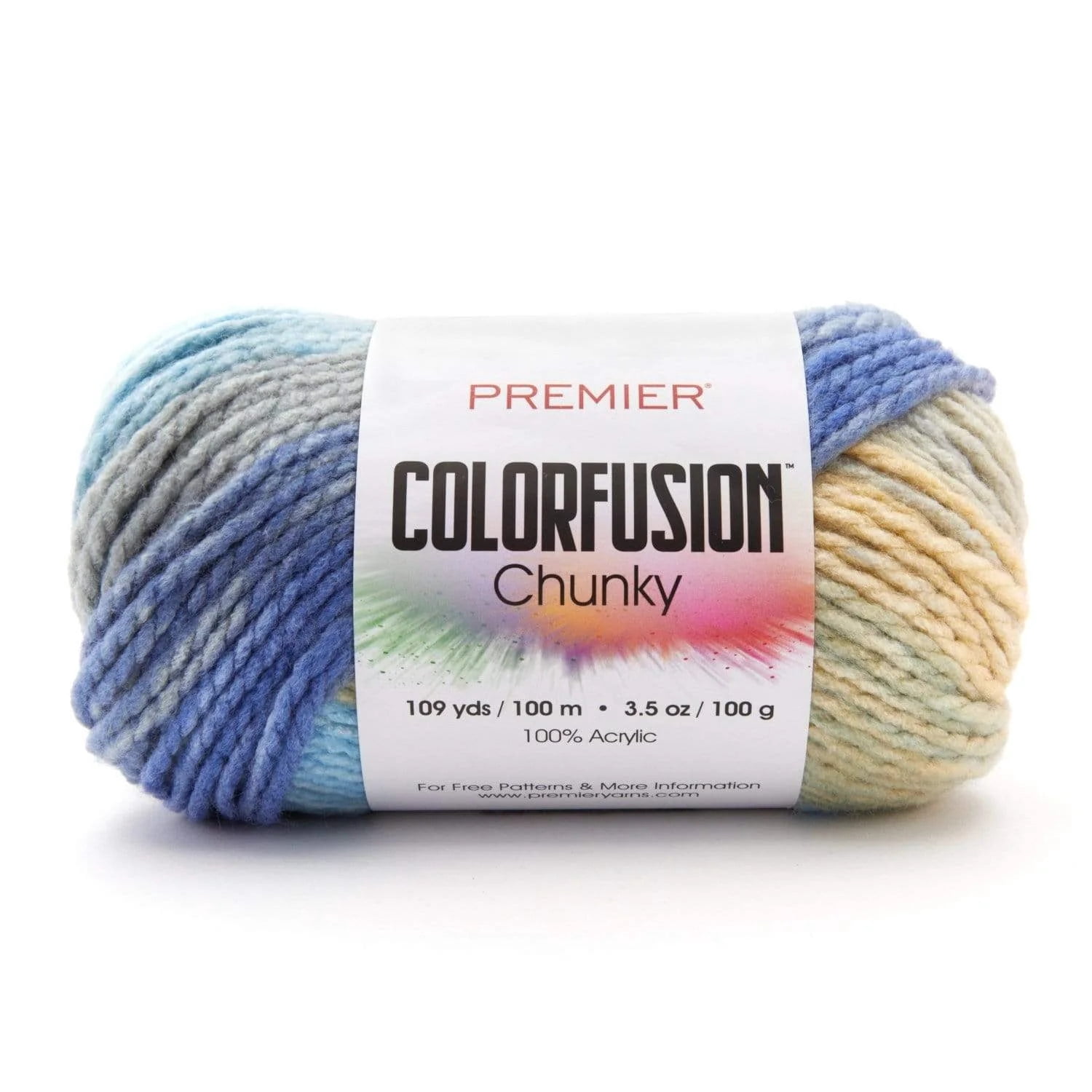Lana Premier Colorfusion - Paquete De 3 Madejas Gruesas Color Desierto ¡Ideal Para Tejer!