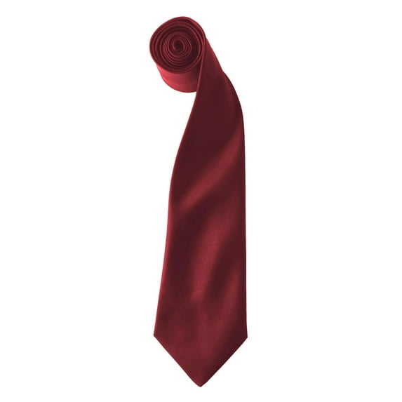 Premier Colors Mens Satin Clip Tie (Pack of 2)