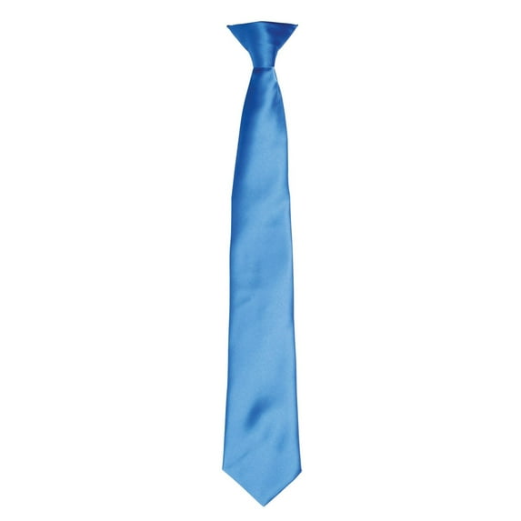 Premier Colors Mens Satin Clip Tie