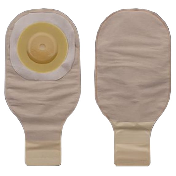 Premier Colostomy Pouch Drainable 2" Stoma 12"L 1pc System Beige 85011, 5 Ct