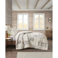 thumbnail image 1 of Premier Comfort Reversible Velvet to Sherpa Comforter Set,, Beige, King, 1 of 1