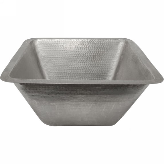 Premier Copper Products BS17EN Premier Nickel Square Copper Bar/Prep Sink Nickel
