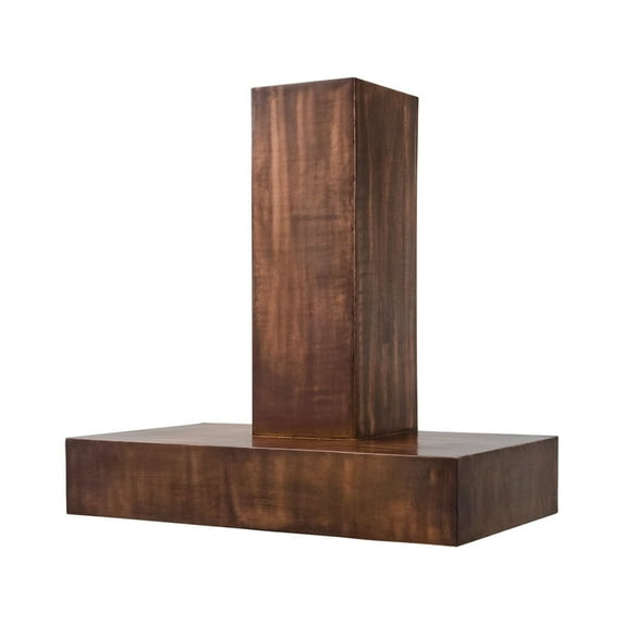 Premier Copper HV-WGSM36-C2036BP1-TW 36" 1250 CFM Modern Chimney Smooth Copper Wallmount Range Hood