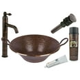 thumbnail image 1 of Premier Copper Products Bsp1_Pvmp 20-3/4" Copper Vessel Bathroom Sink - Bronze, 1 of 7