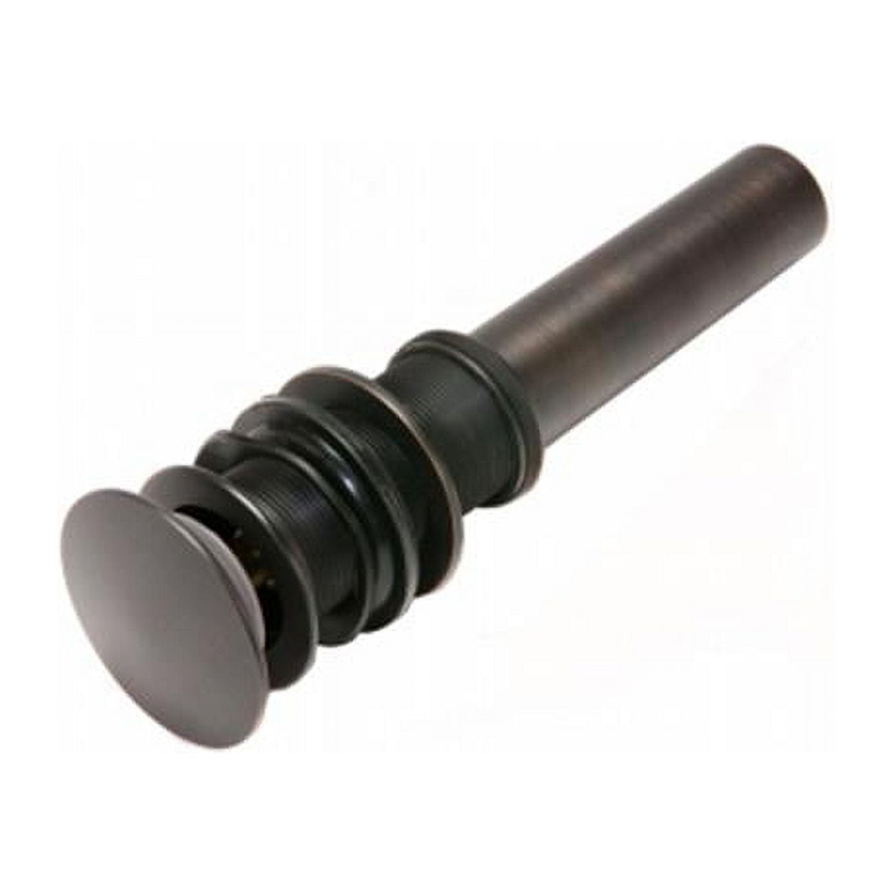 Oil Rubbed Bronze Brass Non-Overflow Bathroom Sink Drain