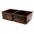 thumbnail image 1 of K50DB33199 33'' Copper Kitchen Double Basin Sink, 1 of 3