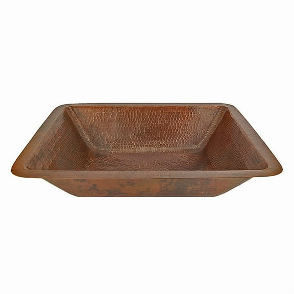 Premier Copper Products LREC19DB Under Counter Bathroom Sink