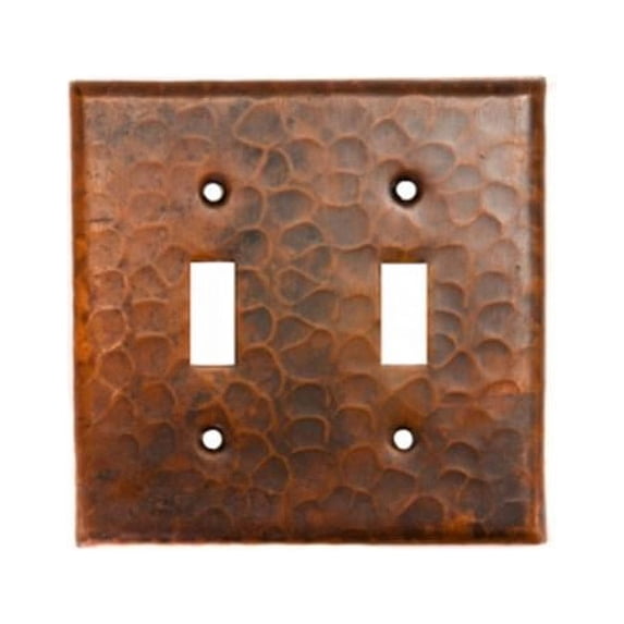 Premier Copper Products ST2 Standard Toggle Metal Wall Plate - Oil Rubbed Bronze