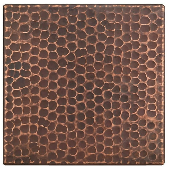 Premier Copper Products T6DBH Copper Hammered Tile