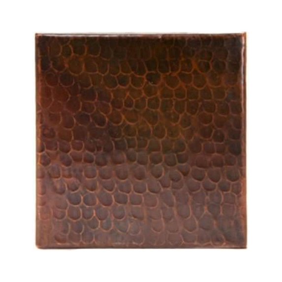 Premier Copper Products T6DBH Copper Hammered Tile