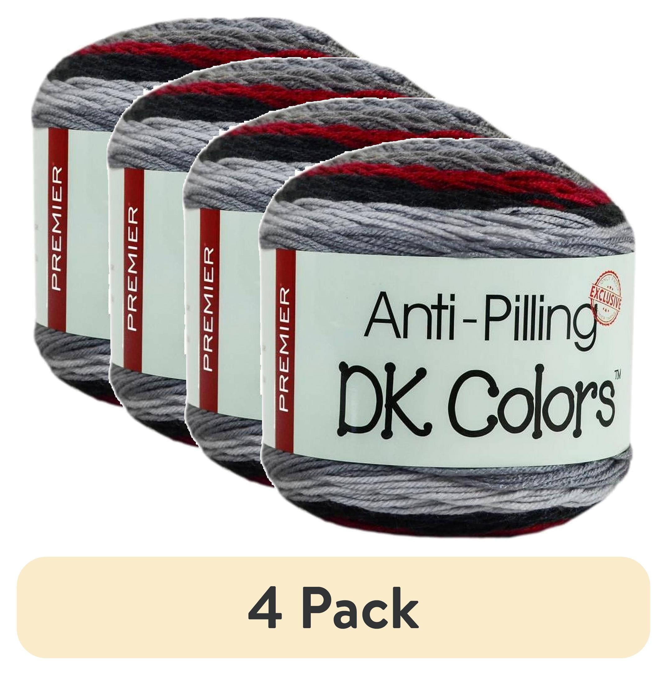 Premier Dk Raspberry (4 pack) Premier DK Colors Yarn-Newspaper - Walmart.com