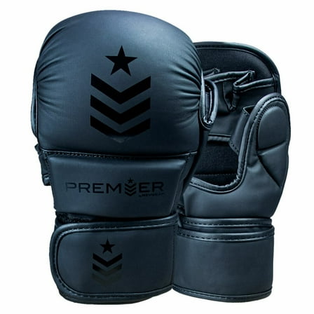 Premier Deluxe MMA Training Glove - Black/Black