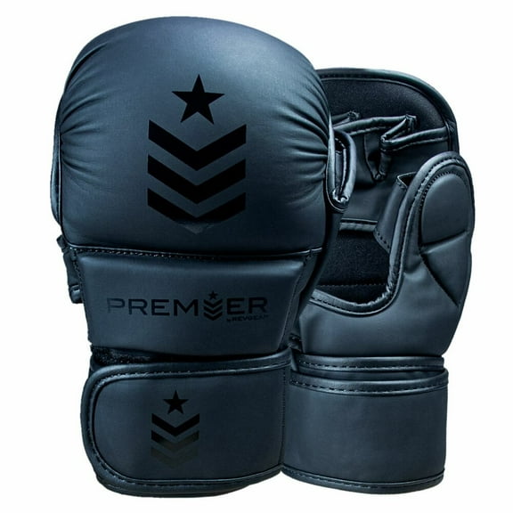 Premier Deluxe MMA Training Glove - Black/Black