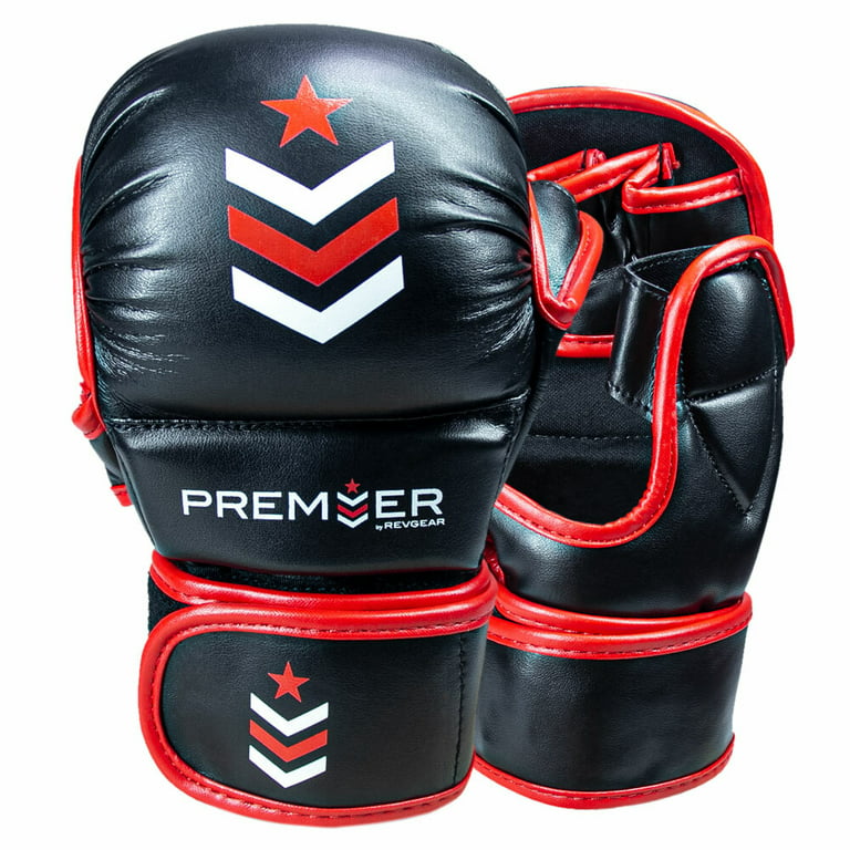 Premier Deluxe MMA Training Glove - Black/Red 