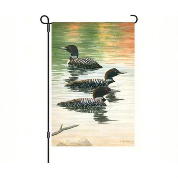 Premier Designs PD56083 Late Summer Loon Trio Garden Flag