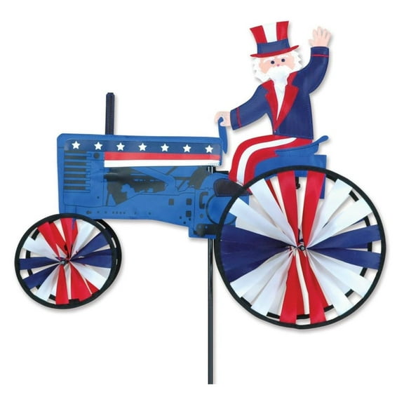 Premier Designs Premier Designs 21 in. Uncle Sam Tractor Spinner, Nylon