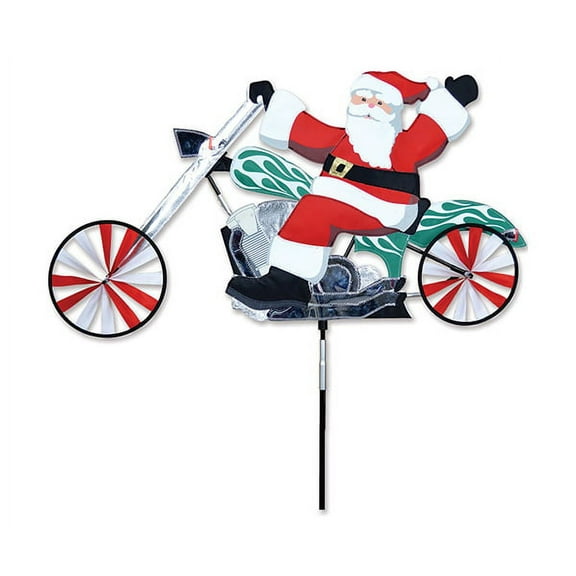 Premier Designs Santa Chopper Wind Spinner 38"