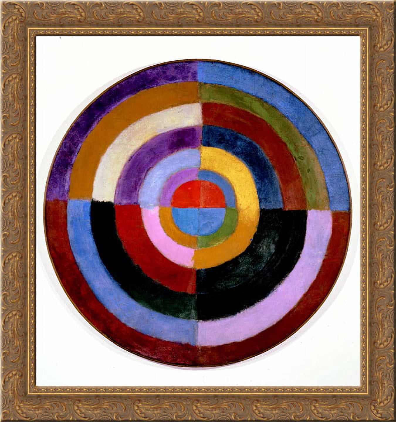 Premier Disque 24x20 Gold Ornate Wood Framed Canvas Art by Robert ...