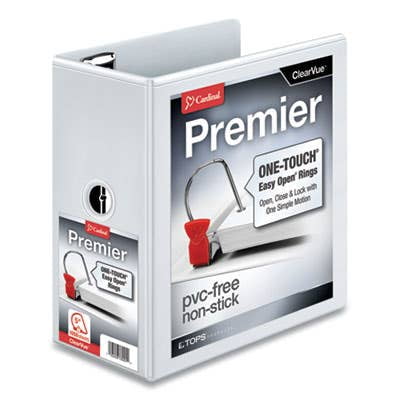 Premier Easy Open ClearVue Locking Slant-D Ring Binder, 3 Rings, 2 Premier Easy Open ClearVue Locking Slant-D Ring Binder, 3 Rings, 2