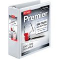 thumbnail image 1 of Premier Easy Open Clearvue Locking Slant-D Ring Binder, 3 Rings, 3" Capacity, 11 X 8.5, White | Bundle of 5 Each, 1 of 6