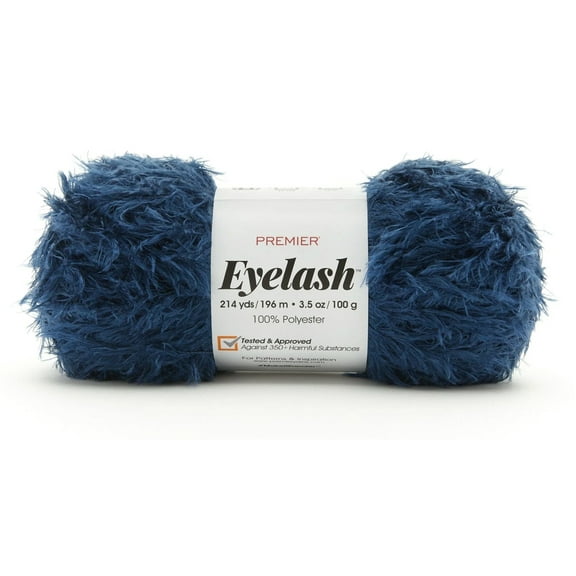 Premier Eyelash Yarn-Navy