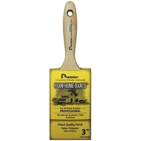Premier FHR00133 Farm Home Ranch Paint Brush, Nylon/Polyester Bristle
