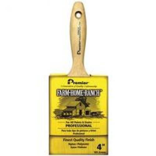 PREMIER PAINT ROLLER/Z PRO Farm/Ranch Pro Paint Brush, 4-In. FHR00134