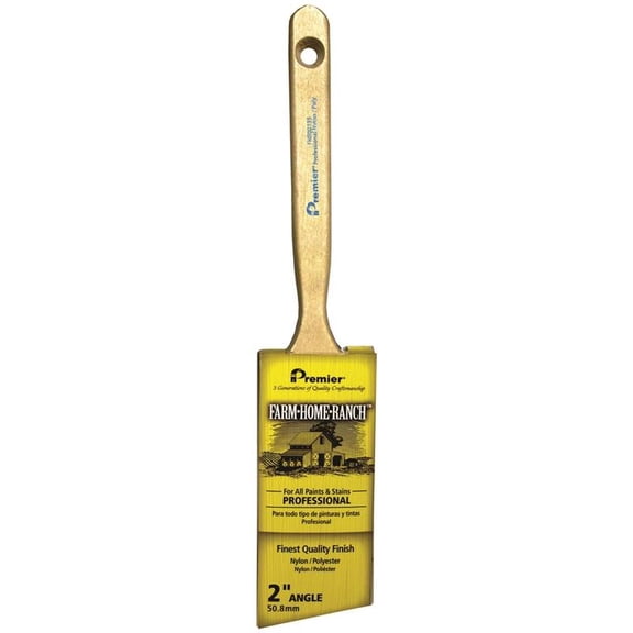PREMIER PAINT ROLLER/Z PRO Farm/Ranch Pro Angle Sash Paint Brush, 2-In. FHR00135