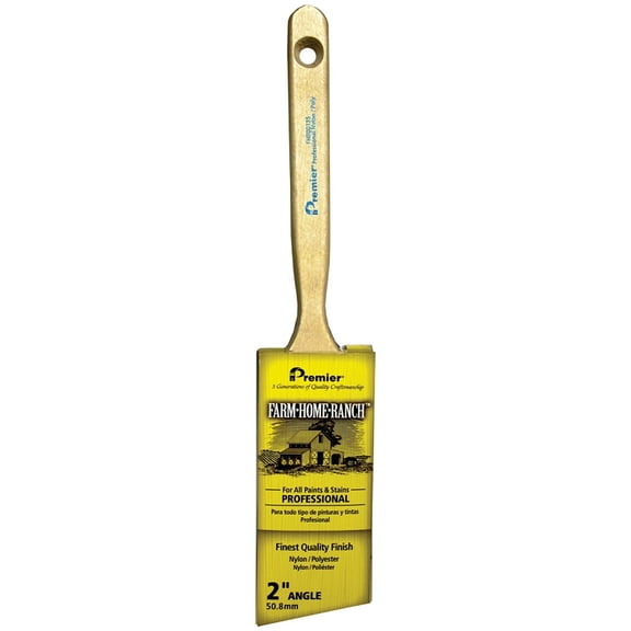 PREMIER PAINT ROLLER/Z PRO Farm/Ranch Pro Angle Sash Paint Brush, 2-In. FHR00135