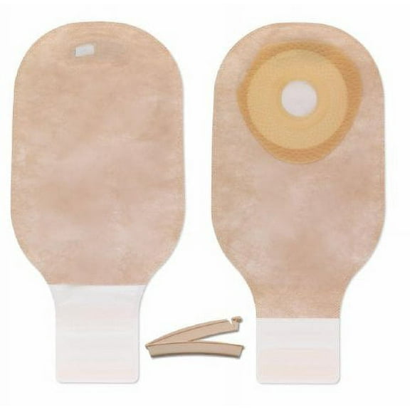 Premier Filtered Colostomy Pouch One-Piece System 12 Inch Length 1 Stoma Drainable, 88325 - BOX OF 10