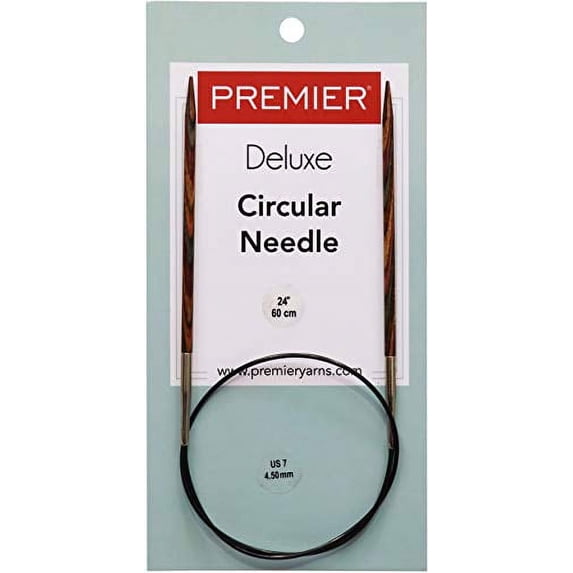 Deborah Norville Fixed Circular Knitting Needles 24"-Size 7/4.5mm, Pk 3