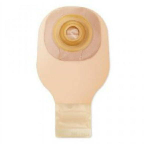 Premier Flextend Filtered Ostomy Pouch, One-Piece System, 12 Inch Length, 1-1/4 Inch Stoma, Drainable, Soft Convex, Pre-Cut, 5 Count