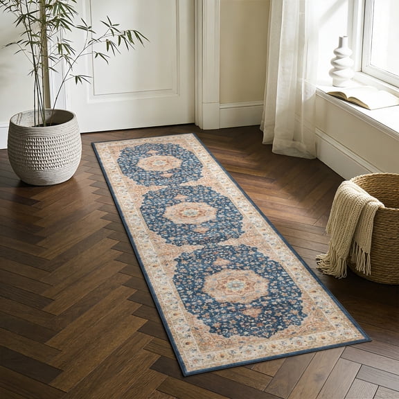 Premier GC_HAM4003 2x7 Navy Runner Rug