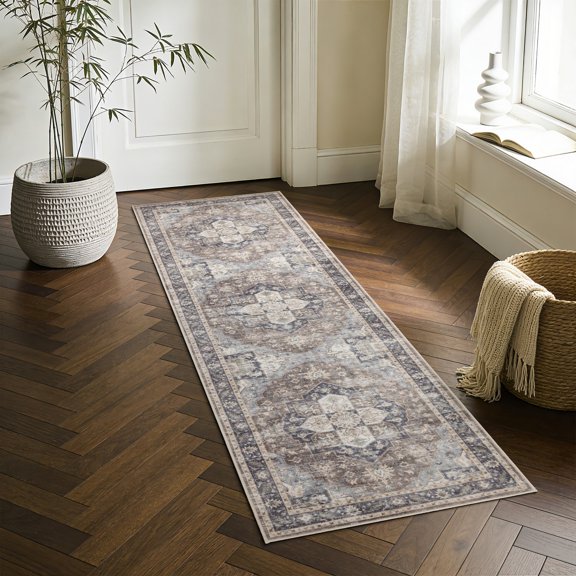 Premier GC_HAM4006 2x7 Brown Runner Rug