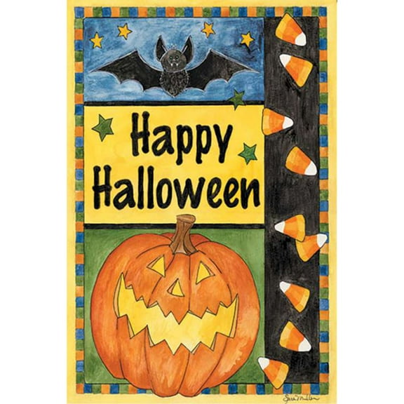Premier Garden Flag- Halloween Smiles