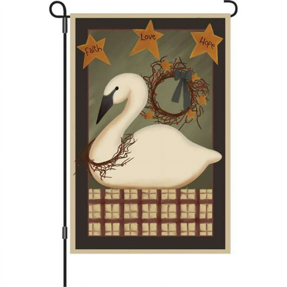 Premier Garden Size Flag - Country Swan