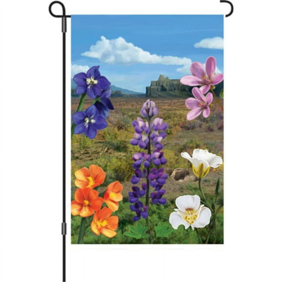 Premier Garden Size Flag - Desert In Bloom