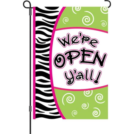 Premier Garden Size Flag - Open Y'All
