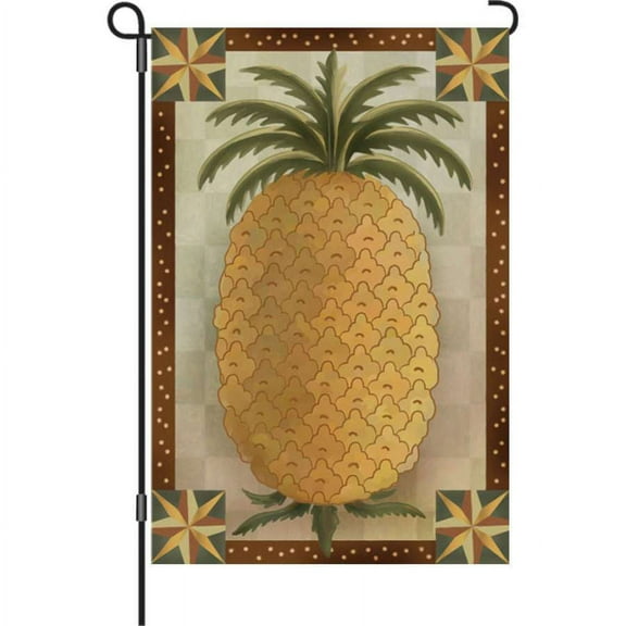 Premier Garden Size Flag - Primitive Pineapple