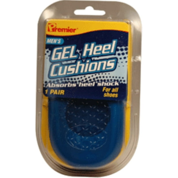 Premier Gel Heel Cushion for Men, One Size 1 pair
