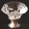 thumbnail image 1 of Premier Hardware Designs CR-4300-ANT BRO Clear Faceted Cabinet Knob with Solid Pewter Base, Antique Bronze, 1 of 1