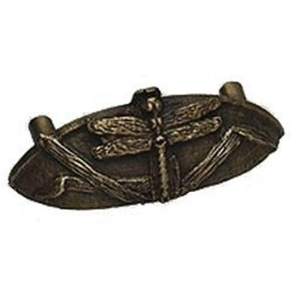 Premier Hardware Designs PHDC-15-AG 3 Inch Center-To-Center Dragonfly Cup Cabinet Pull, Antique Bronze