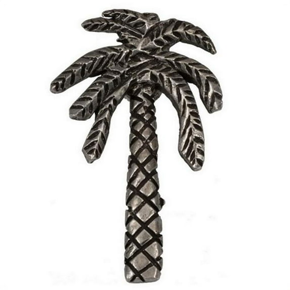 Premier Hardware Designs PHDK-109-AB Large Palm Tree Cabinet Knob, Antique Brass
