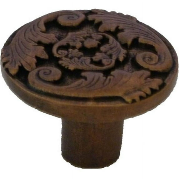 Premier Hardware Designs PHDK-230-AG Acanthus Cabinet Knob, Antique Bronze