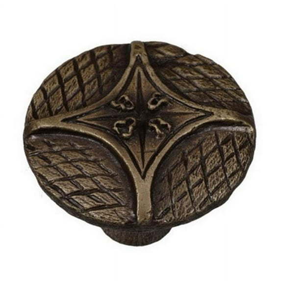 Premier Hardware Designs PHDK-98-AG Round Fishnet Cabinet Knob, Antique Bronze