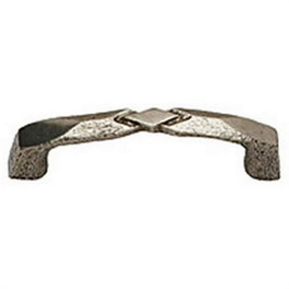 Premier Hardware Designs PHDP-7-SP 3 Inch Diamond Cabinet Pull, Shiny Pewter