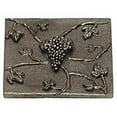 thumbnail image 1 of Premier Hardware Designs PHDT-2-NP Natural Pewter Grape Tile, 4 x 4 Inch, 1 of 1